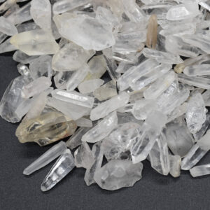 Brazil Lemurian Quartz Clear Quartz Crystal Points - Great for making Crystal Grids - 0.6cm - 2cm - 20, 50 or 90-100 grams