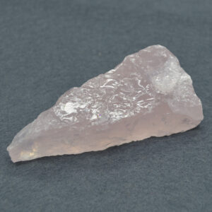 Raw Hand Polished Pale Rose Quartz Crystal Freeform - 142 grams #01