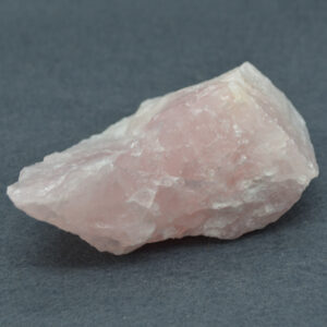 Raw Hand Polished Pale Rose Quartz Crystal Freeform - 436 grams #05