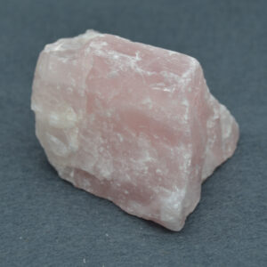 Raw Hand Polished Pale Rose Quartz Crystal Freeform - 357 grams #08