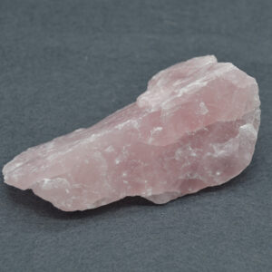 Raw Hand Polished Pale Rose Quartz Crystal Freeform - 288 grams #09