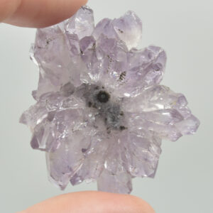 Amethyst Crystal Stalactite Slice from Brazil - 4.6cm x 3.7cm x 0.6cm