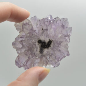 Amethyst Crystal Stalactite Slice from Brazil - 5.7cm x 5cm x 0.5cm