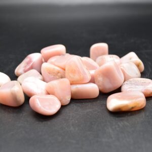 Pink Peruvian Opal Tumble Stone Crystals - 3 Pack Sizes