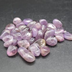 Rare Auralite 23 Amethyst Tumble Stone Crystals - 2 Sizes