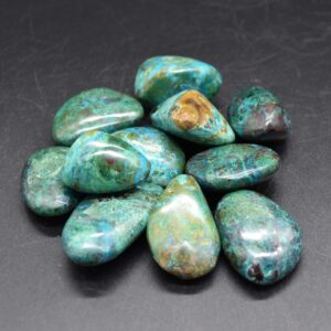 Chrysocolla Tumble Stone Crystals - 4 Sizes