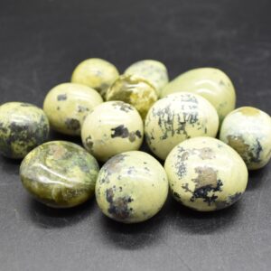 Peruvian Serpentine Tumble Stone Crystals - 3 Pack Sizes