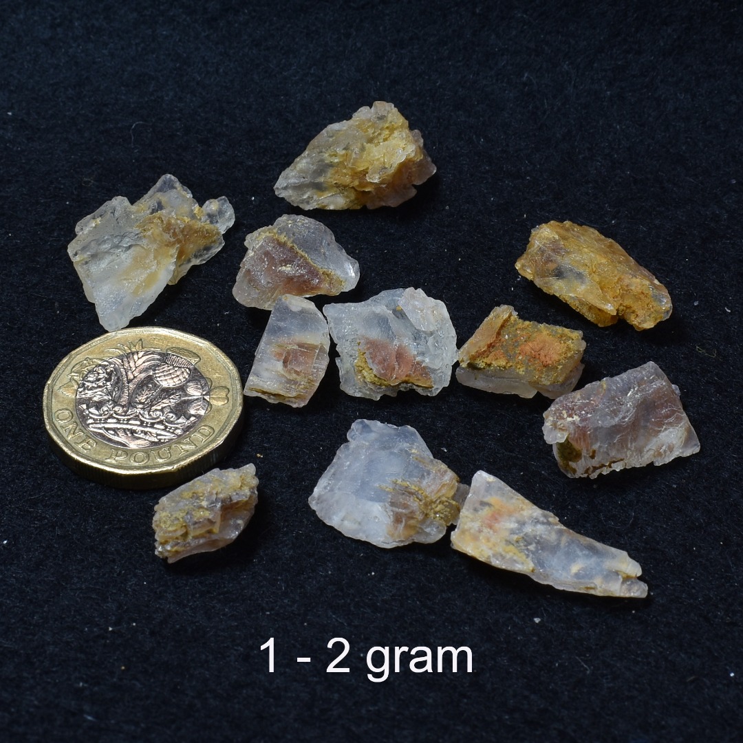 Petalite, Synergy 12, Raw Crystal Specimen with Lithium bearing mineral inclusion from Brazil - 4 Sizes - Image 2