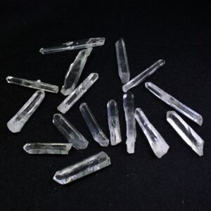 Lemurian Quartz Crystal Small Point, Wand from Colombia -  2 Sizes - 1 Count