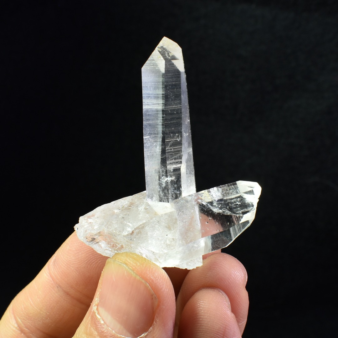 Lemurian Quartz Crystal Point, Wand, Twin Cluster from Colombia - 8 Options - Image 6