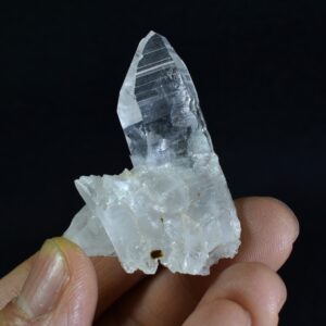 Lemurian Quartz Crystal Double Point Cluster from Colombia - 21 grams