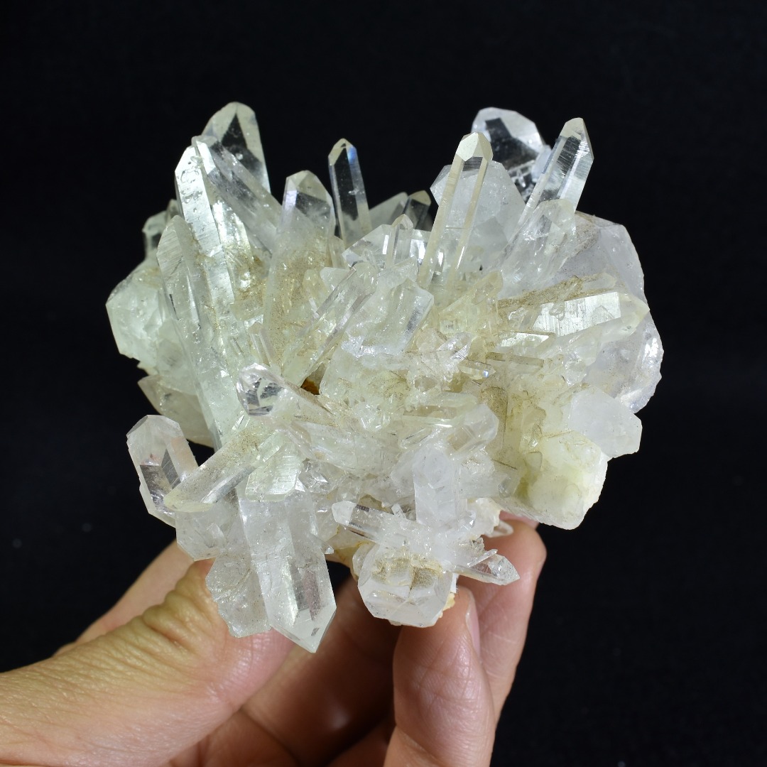 Lemurian Quartz Crystal Point Cluster from Colombia - 244 grams - Image 5