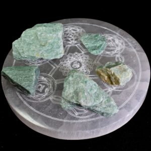 Blue Green Azeztulite Azozeo Raw Quartz Crystal - 7 Sizes - 1 Count