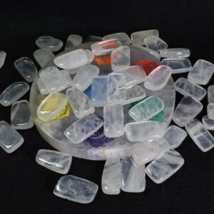 Satya Mani Quartz Tumbled Stone Crystals - 1, 3, 5 or 15 Stones