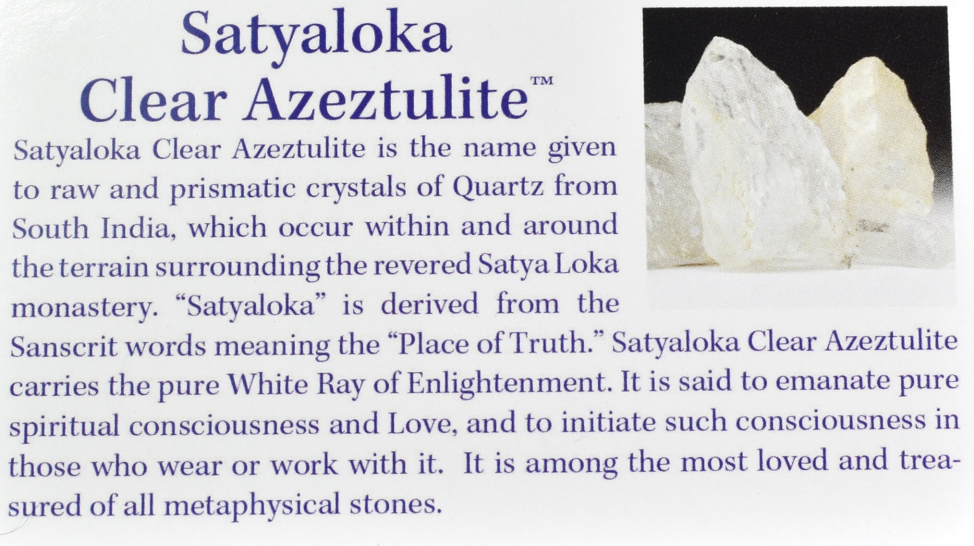 Satyaloka Azeztulite River Tumbled Stone Crystals - 6 Sizes - Image 4