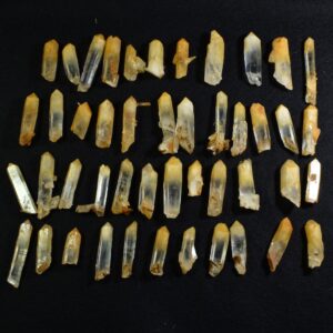 Mango Quartz Crystal Point, Tower, Wand Halloysite from Colombia - 1 Count