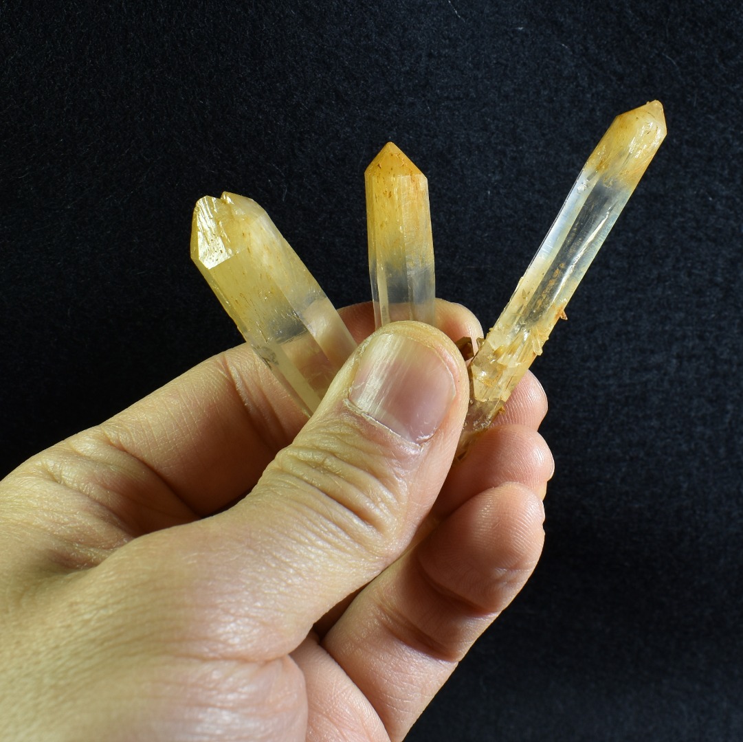 Mango Quartz Crystal Point, Tower, Wand Halloysite from Colombia - 1 Count - Image 4
