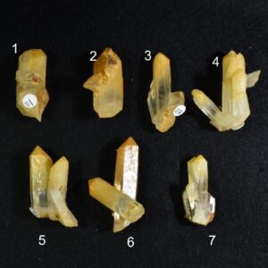 Mango Quartz Crystal Point, Tower, Wands Halloysite from Colombia - 7 Sizes