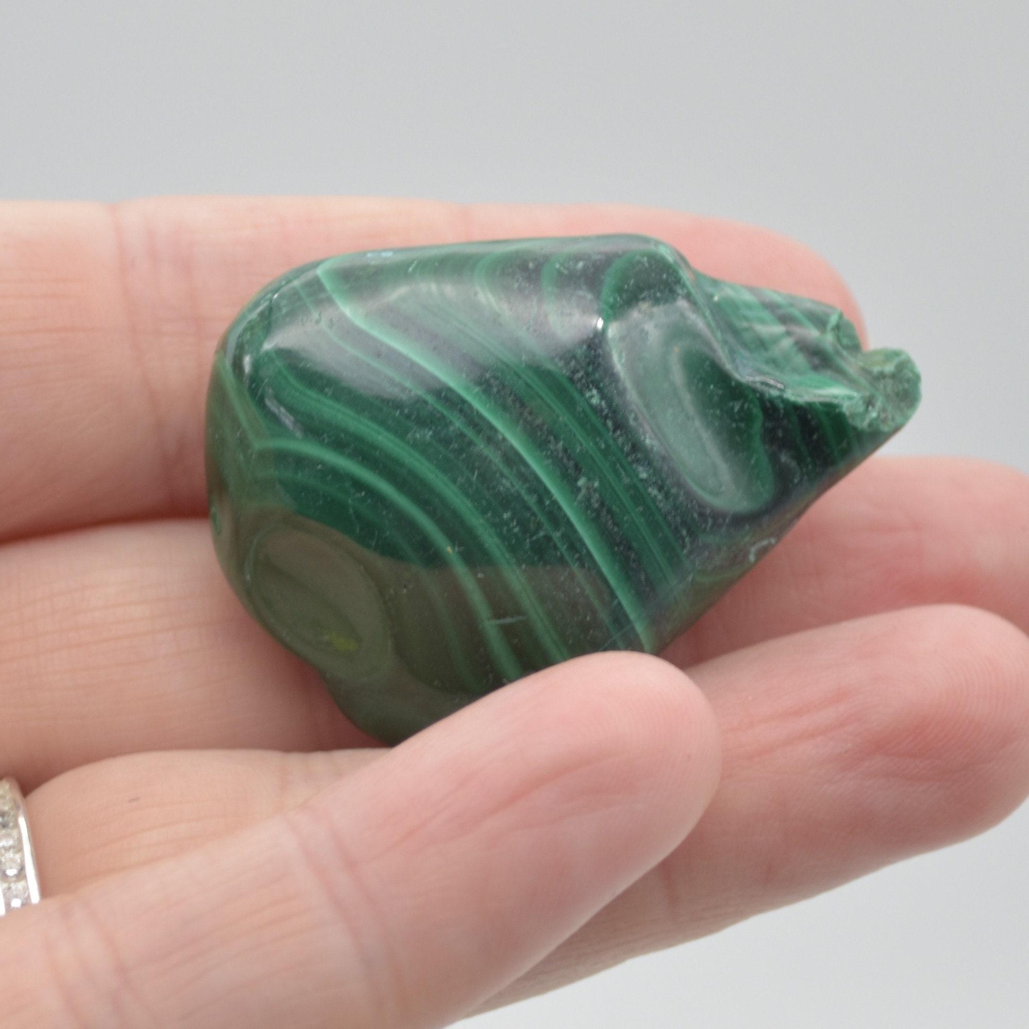 Malachite Freeform Gemstone - 29 grams - 1 Count - #040 - Image 6