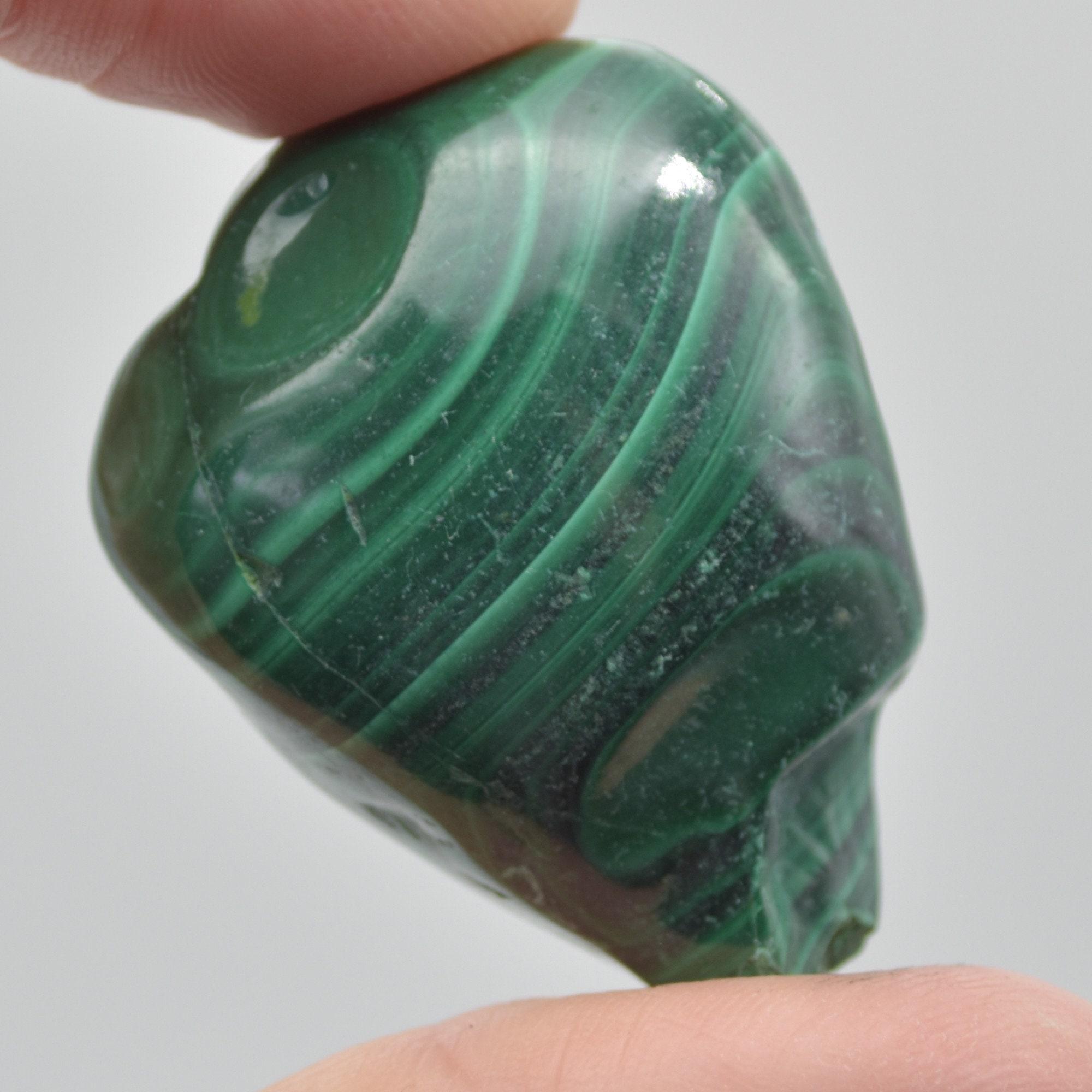 Malachite Freeform Gemstone - 29 grams - 1 Count - #040 - Image 3