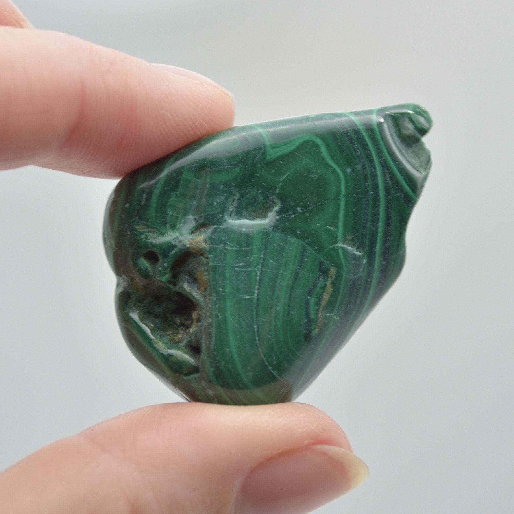 Malachite Freeform Gemstone - 29 grams - 1 Count - #040 - Image 5