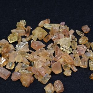 Natural Golden Imperial Topaz Raw Untreated Crystal Chips - 5 Sizes