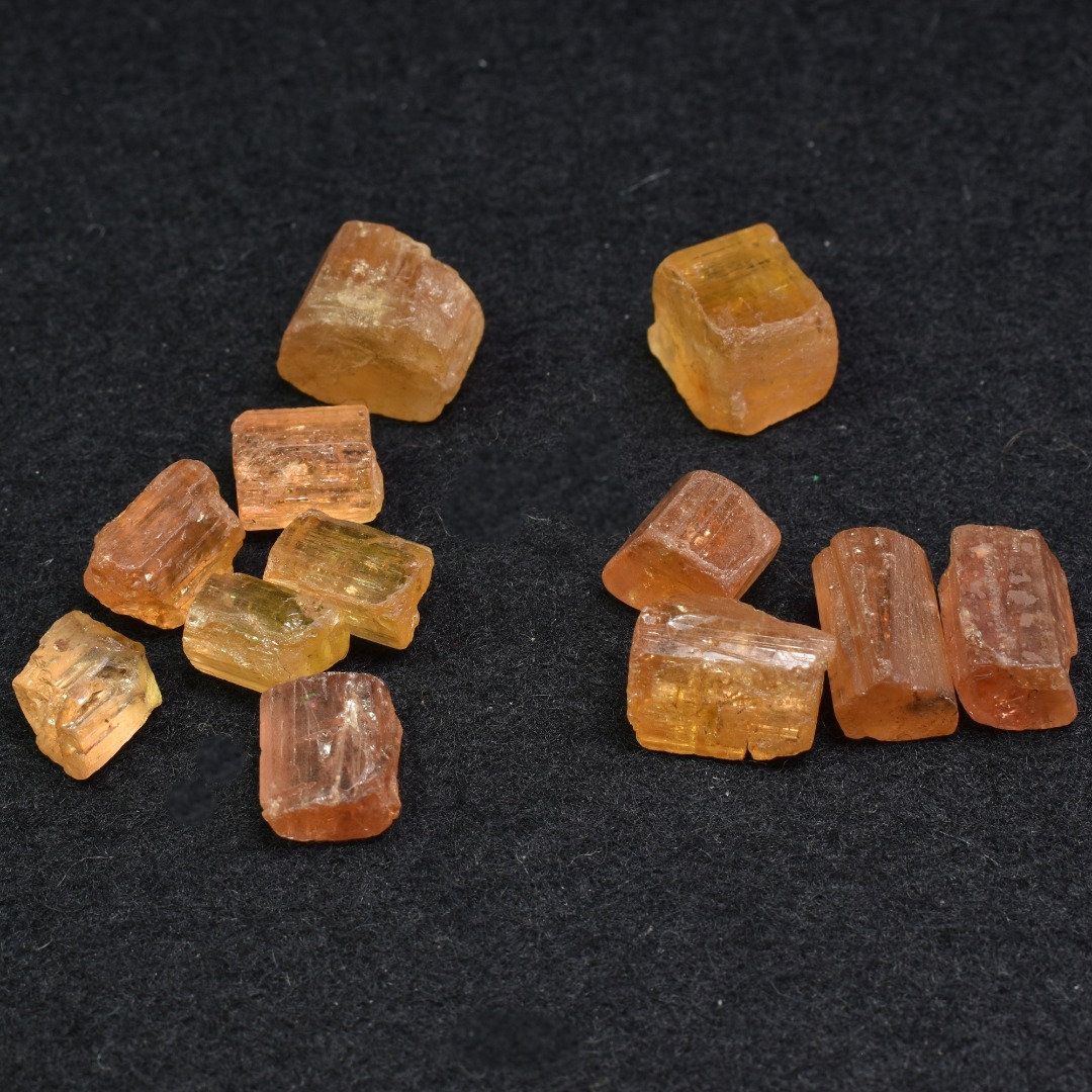Natural Golden Imperial Topaz Raw Untreated Crystal Specimen - 5 Sizes - 1 Count - Image 2