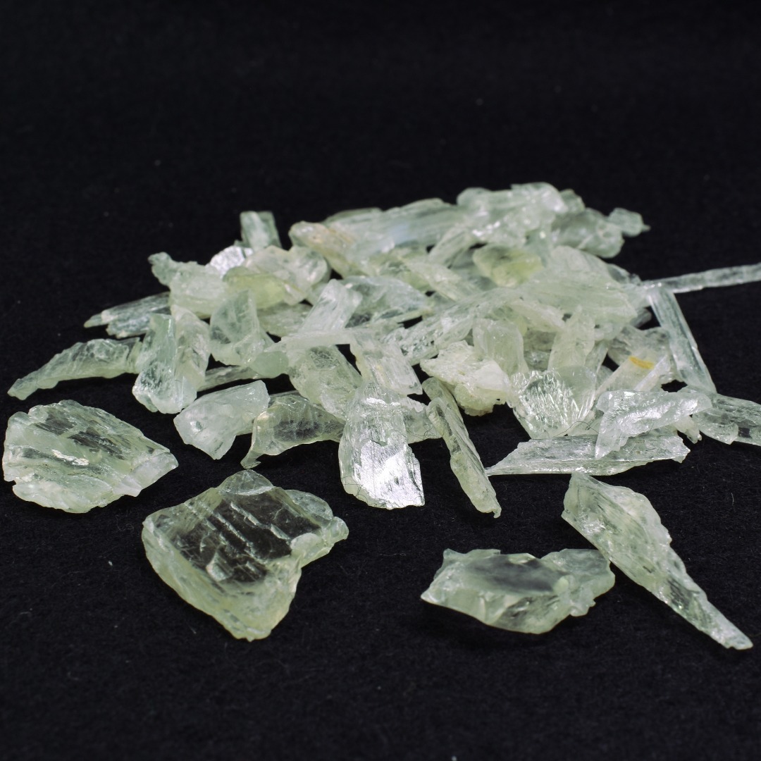 Hiddenite RARE Raw Green Kunzite Crystal Chip Specimens - 3 Sizes - 1 Count - Image 2