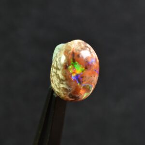 Mexican Cantera Galaxy Opal, Matrix Cabochon Stone 5ct - #24