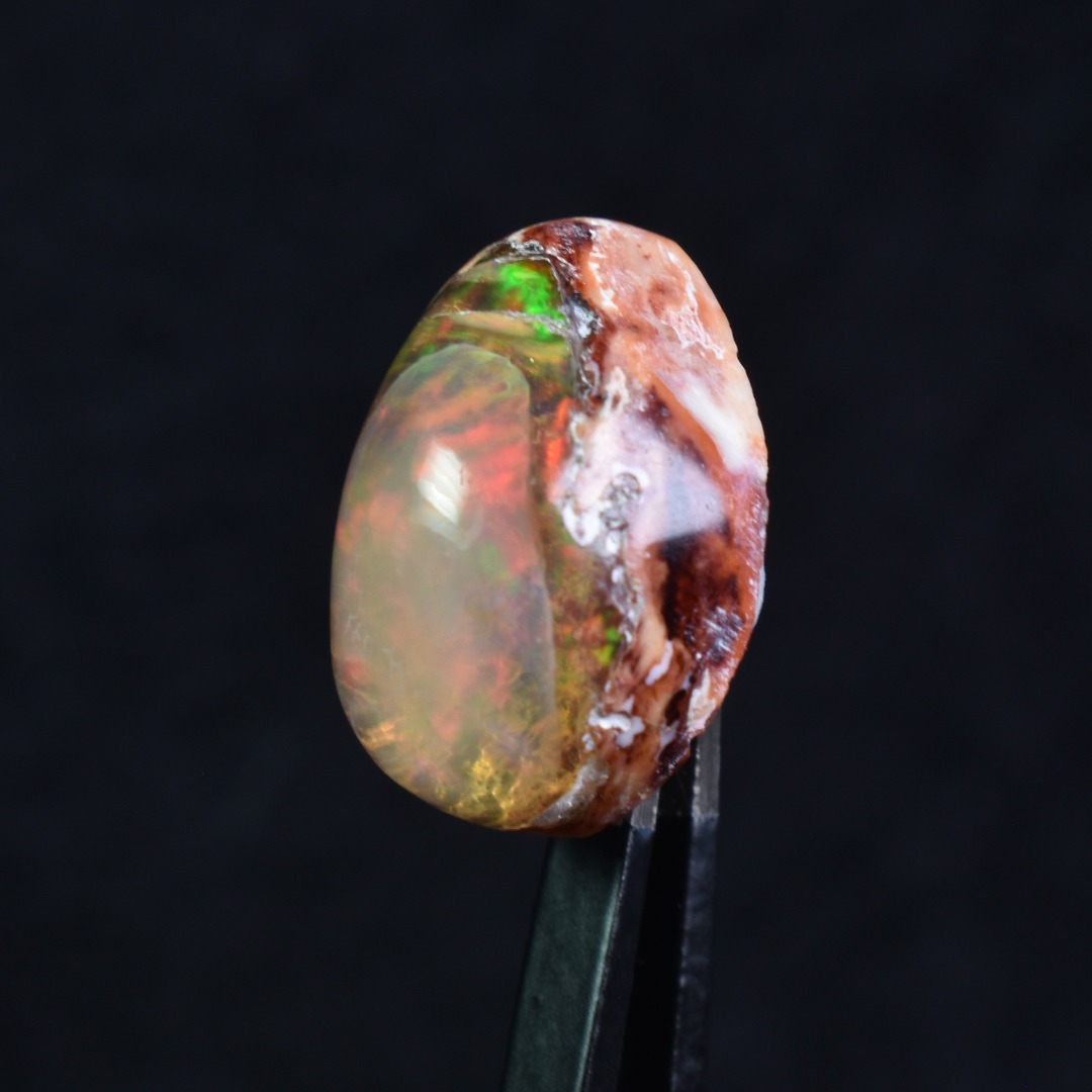 Mexican Cantera Galaxy Opal, Matrix Cabochon Stone 9.5ct - #28 - Image 3