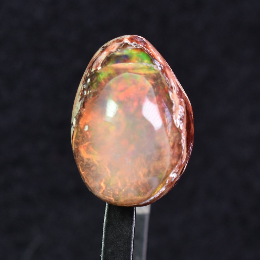 Mexican Cantera Galaxy Opal, Matrix Cabochon Stone 9.5ct - #28