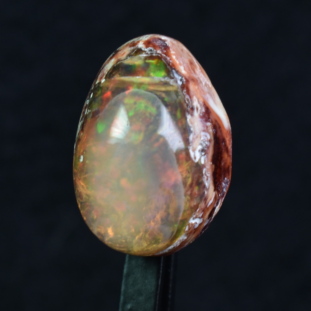 Mexican Cantera Galaxy Opal, Matrix Cabochon Stone 9.5ct - #28 - Image 4