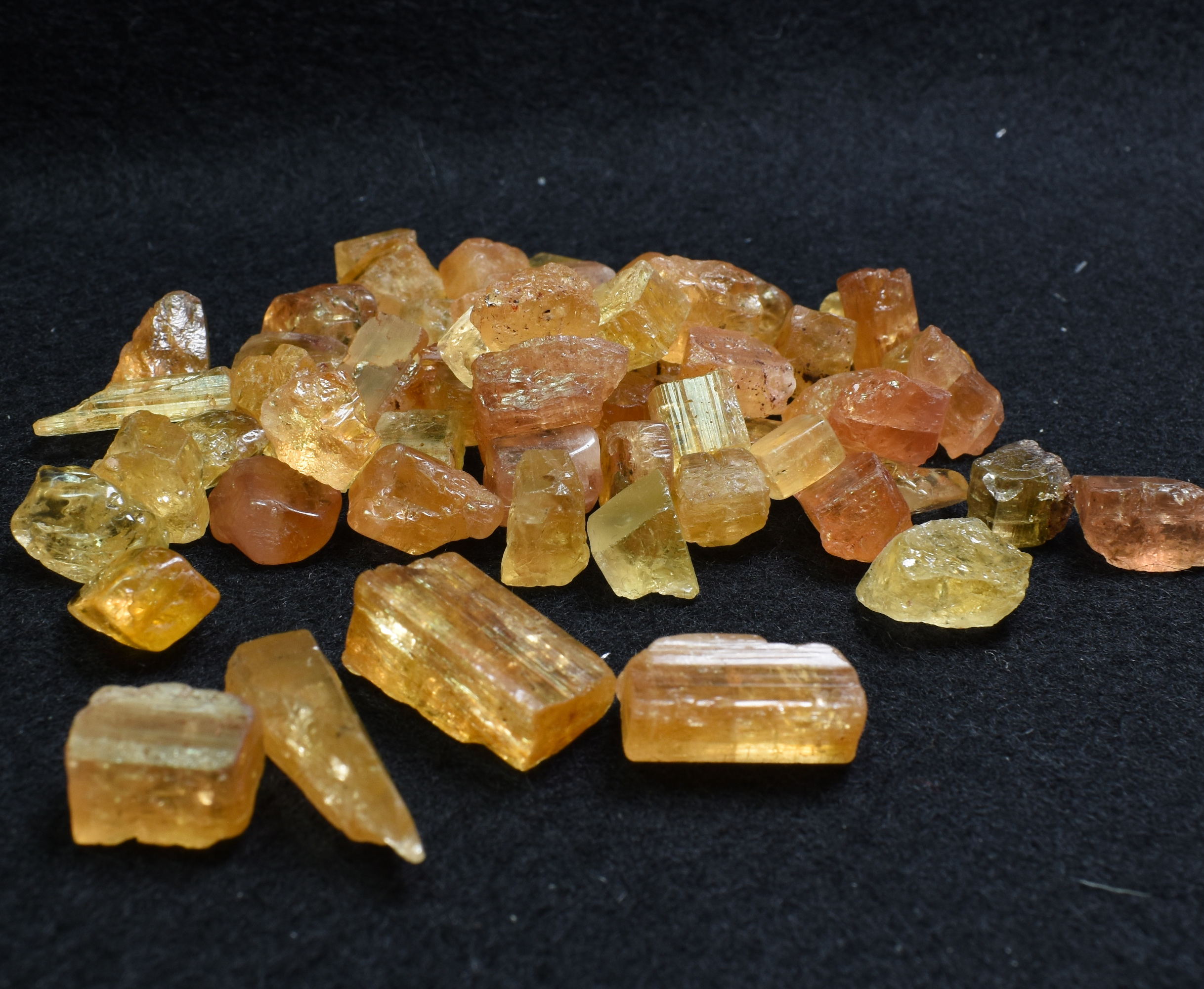 Natural Golden Imperial Topaz Raw Untreated Crystal Specimen - 5 Sizes - 1 Count - Image 4