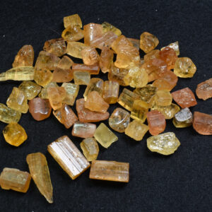 Natural Golden Imperial Topaz Raw Untreated Crystal Specimen - 5 Sizes - 1 Count