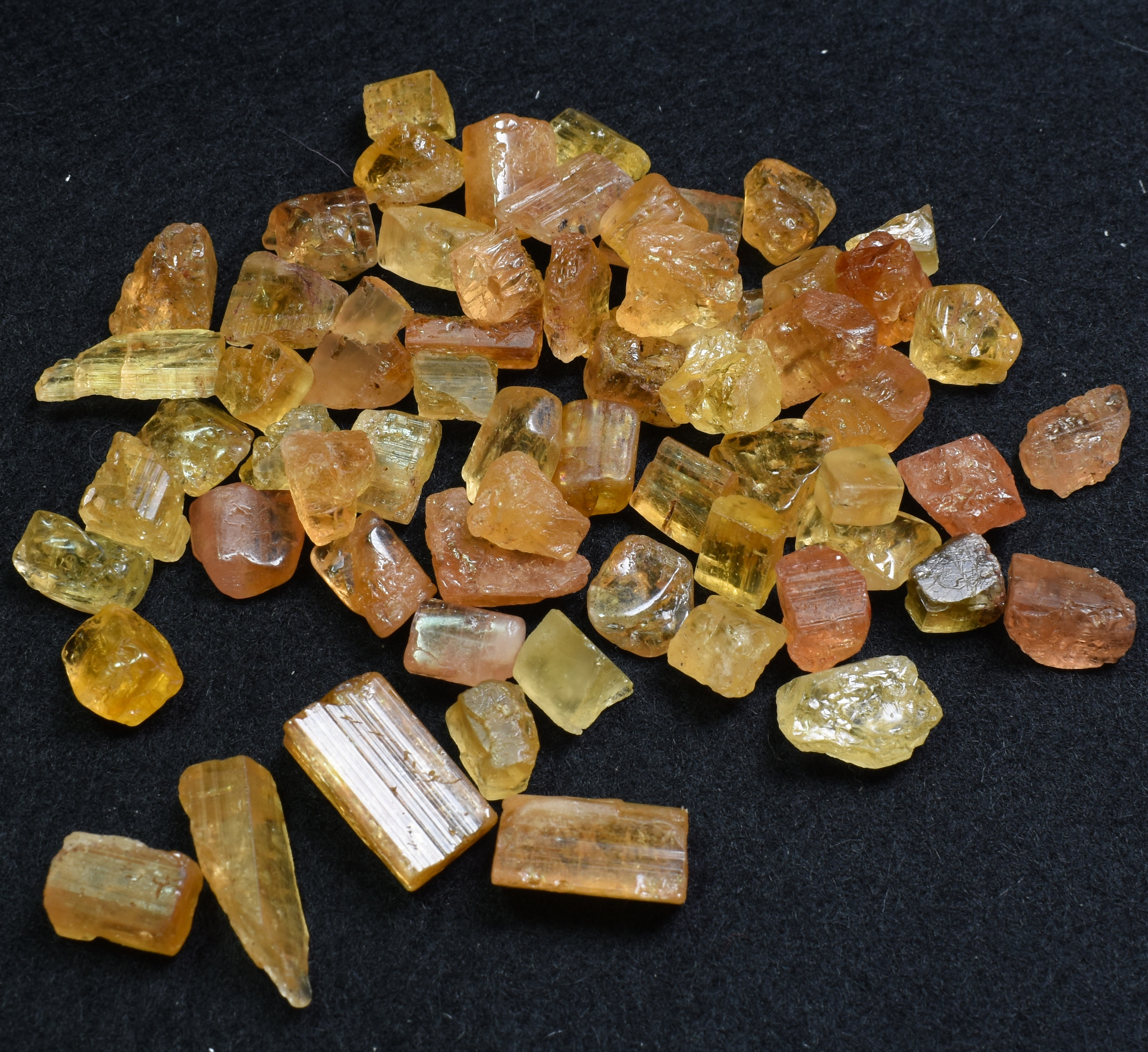 Natural Golden Imperial Topaz Raw Untreated Crystal Specimen - 5 Sizes - 1 Count