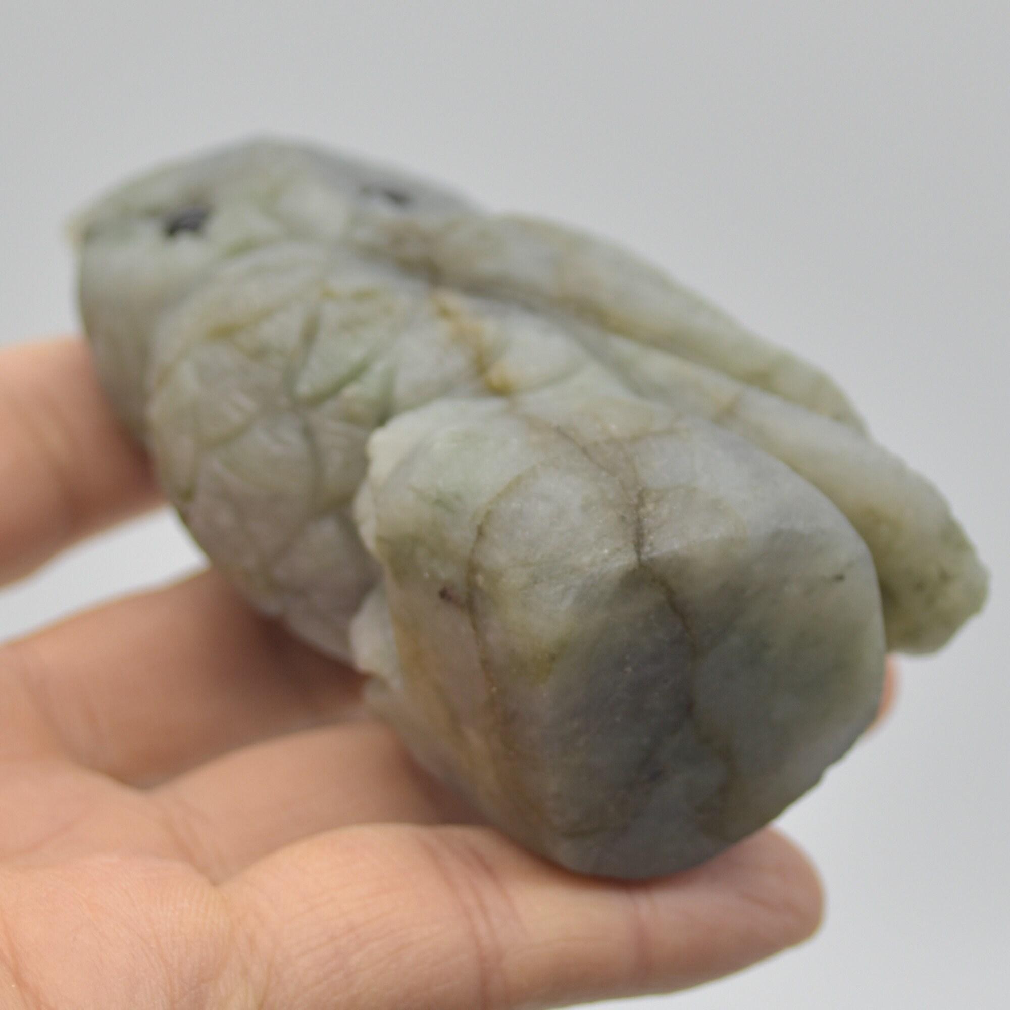 Labradorite Crystal Carved Owl - 9.5cm - 212 grams #20 - Image 3