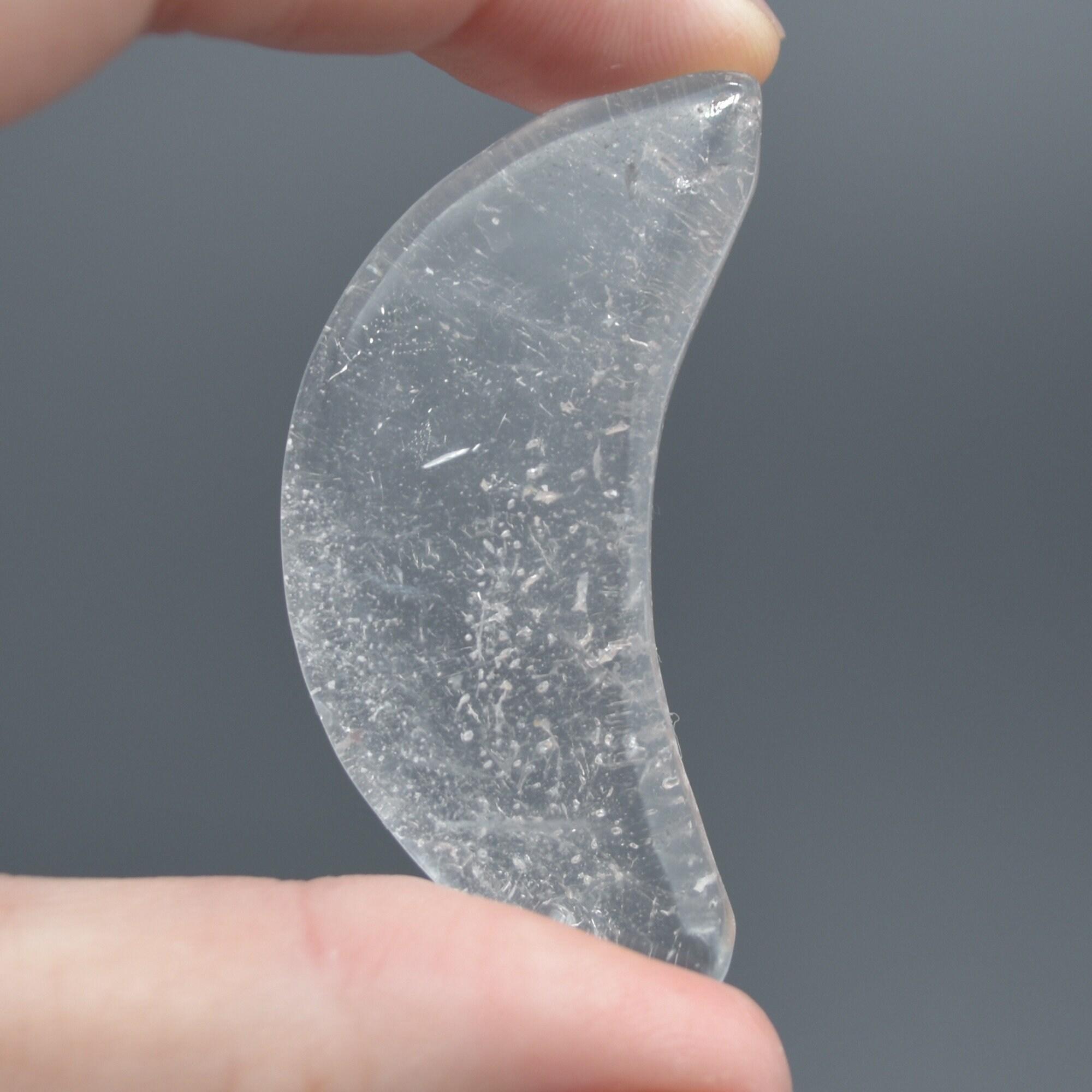 Clear Quartz Crescent Moon - 4.5cm - 1 Count - Image 3