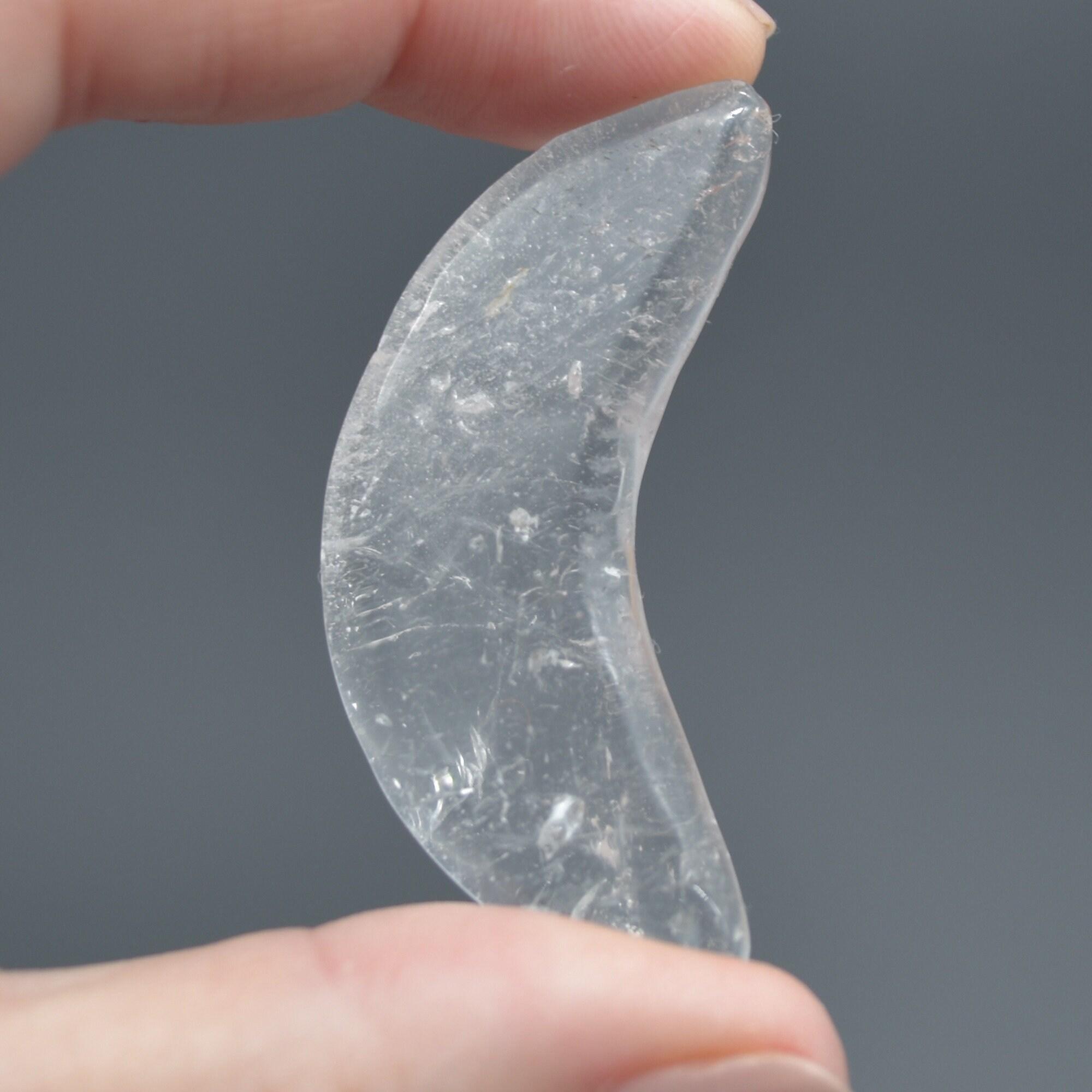 Clear Quartz Crescent Moon - 4.5cm - 1 Count - Image 4