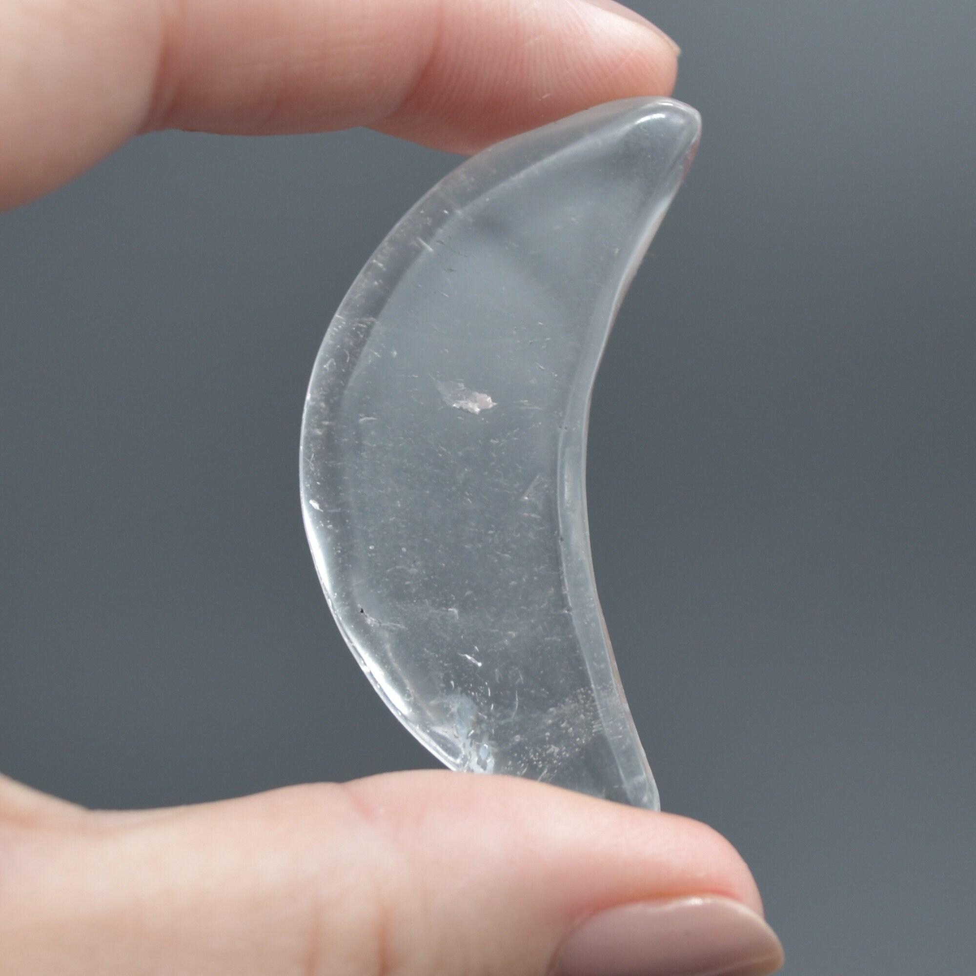 Clear Quartz Crescent Moon - 4.5cm - 1 Count - Image 5