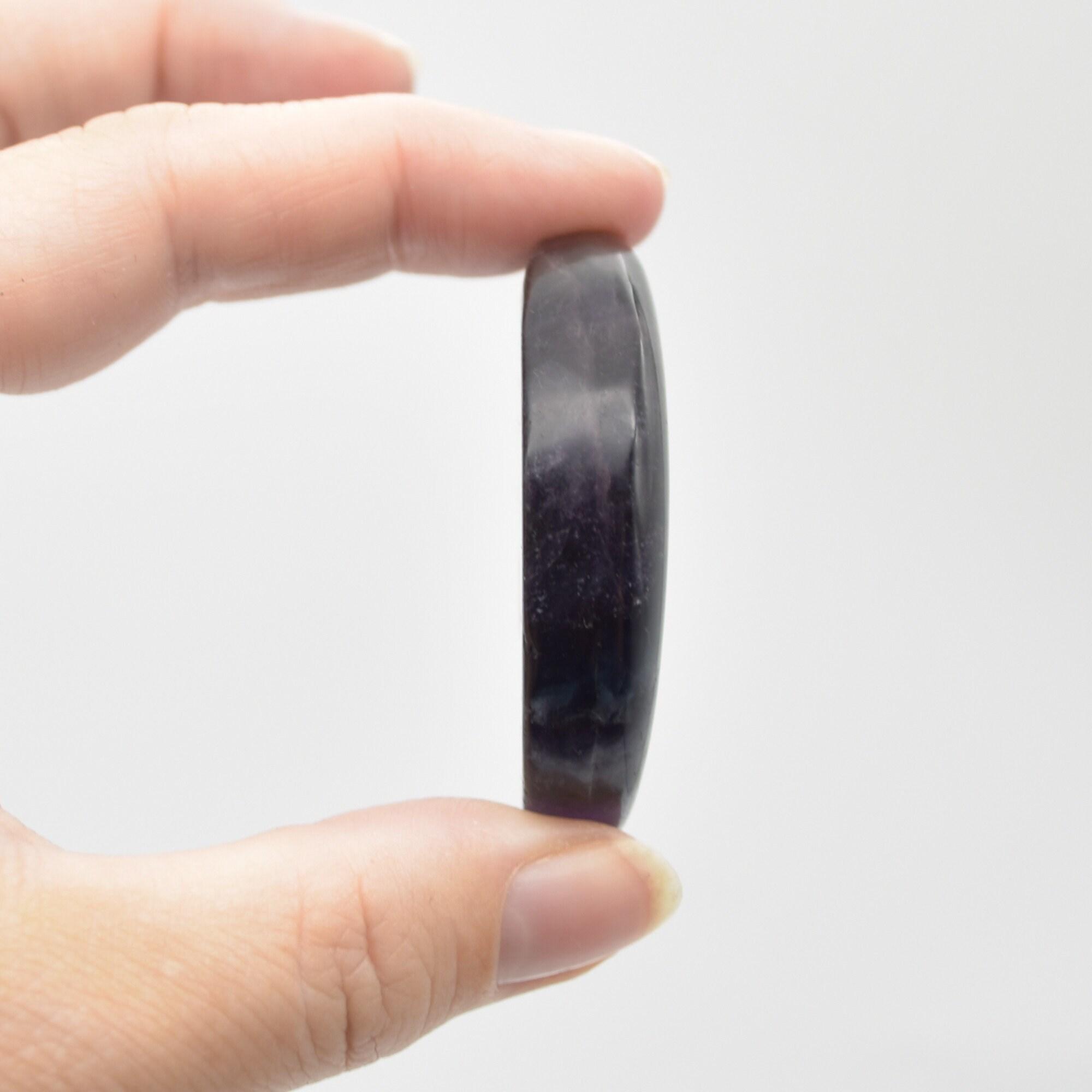 Rainbow Fluorite Crystal Carved Moon and Star - 5cm #25 - Image 4