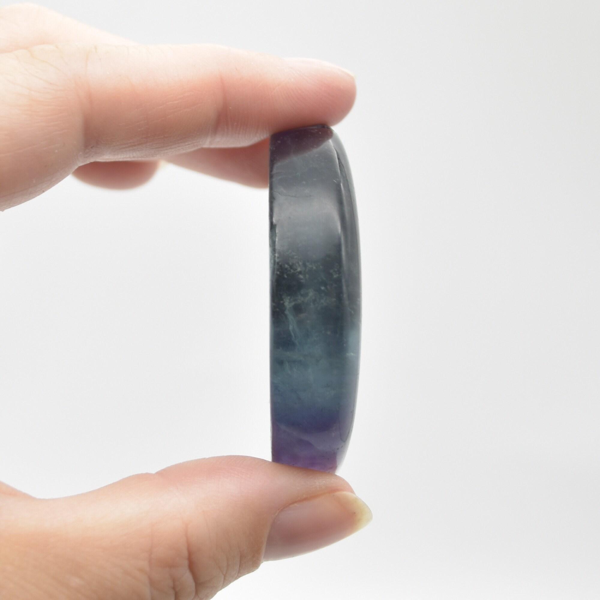 Rainbow Fluorite Crystal Carved Moon and Star - 5cm #24 - Image 4