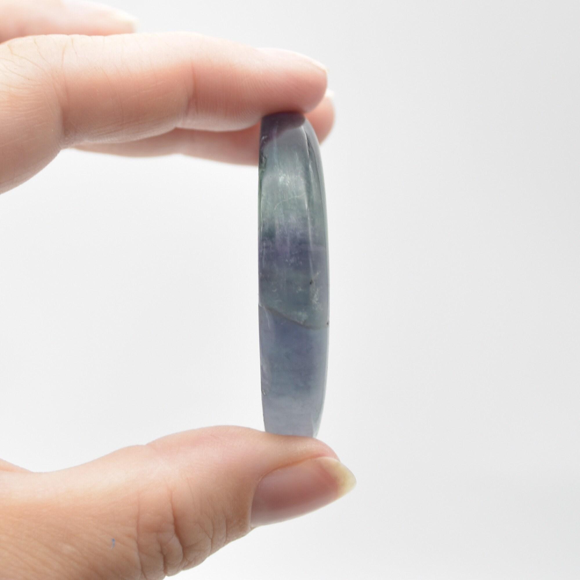Rainbow Fluorite Crystal Carved Moon and Star - 5cm #16 - Image 4