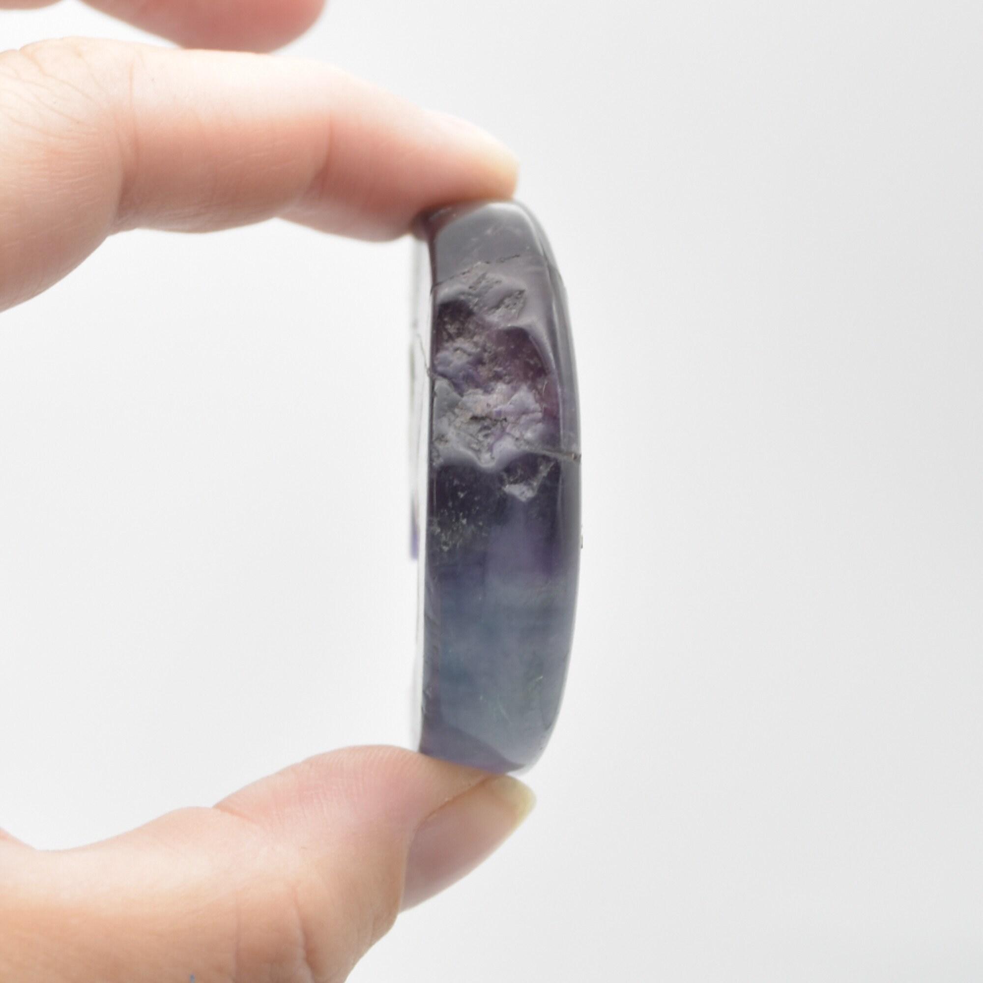 Rainbow Fluorite Crystal Carved Moon and Star - 5cm #13 - Image 4