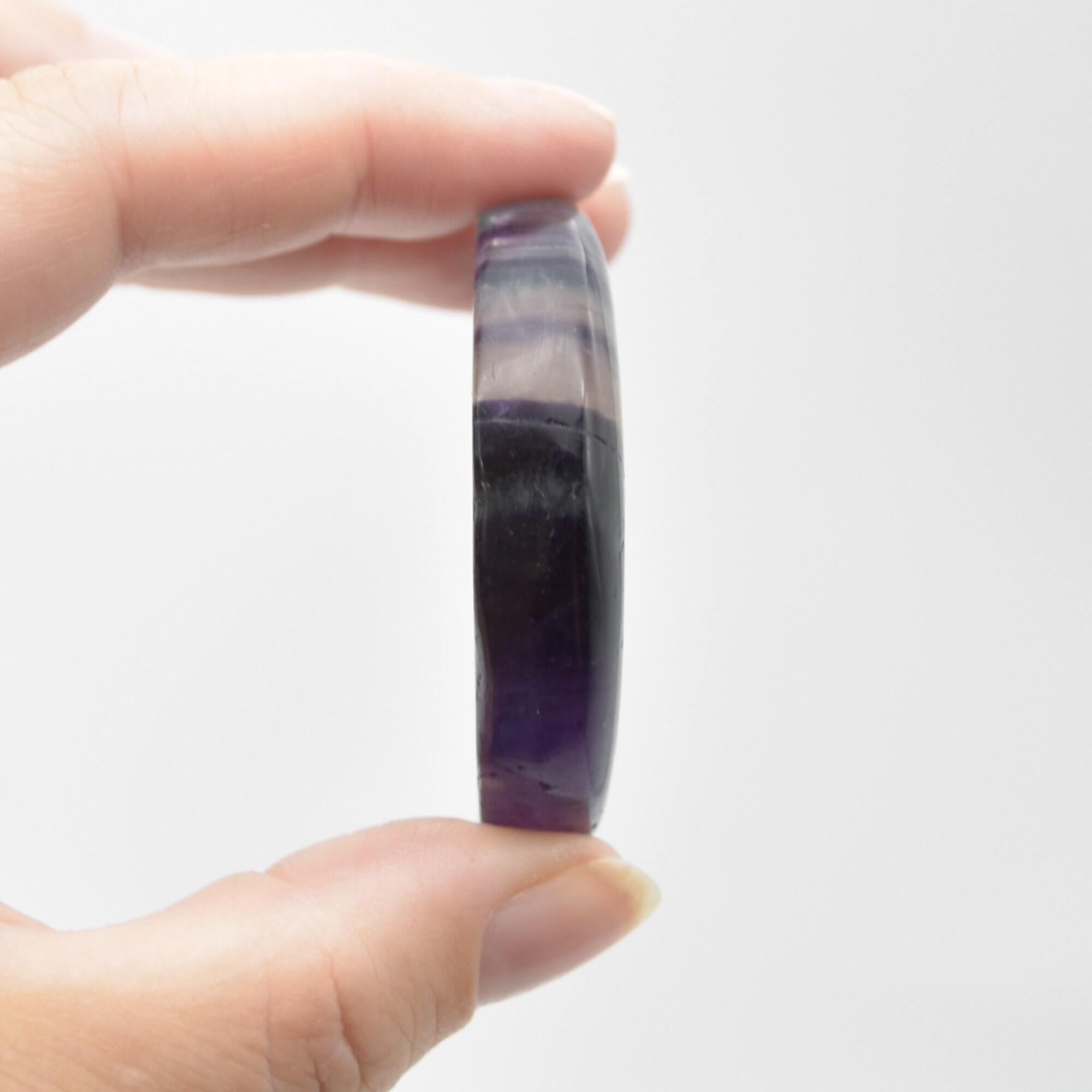 Rainbow Fluorite Crystal Carved Moon and Star - 5cm #10 - Image 4