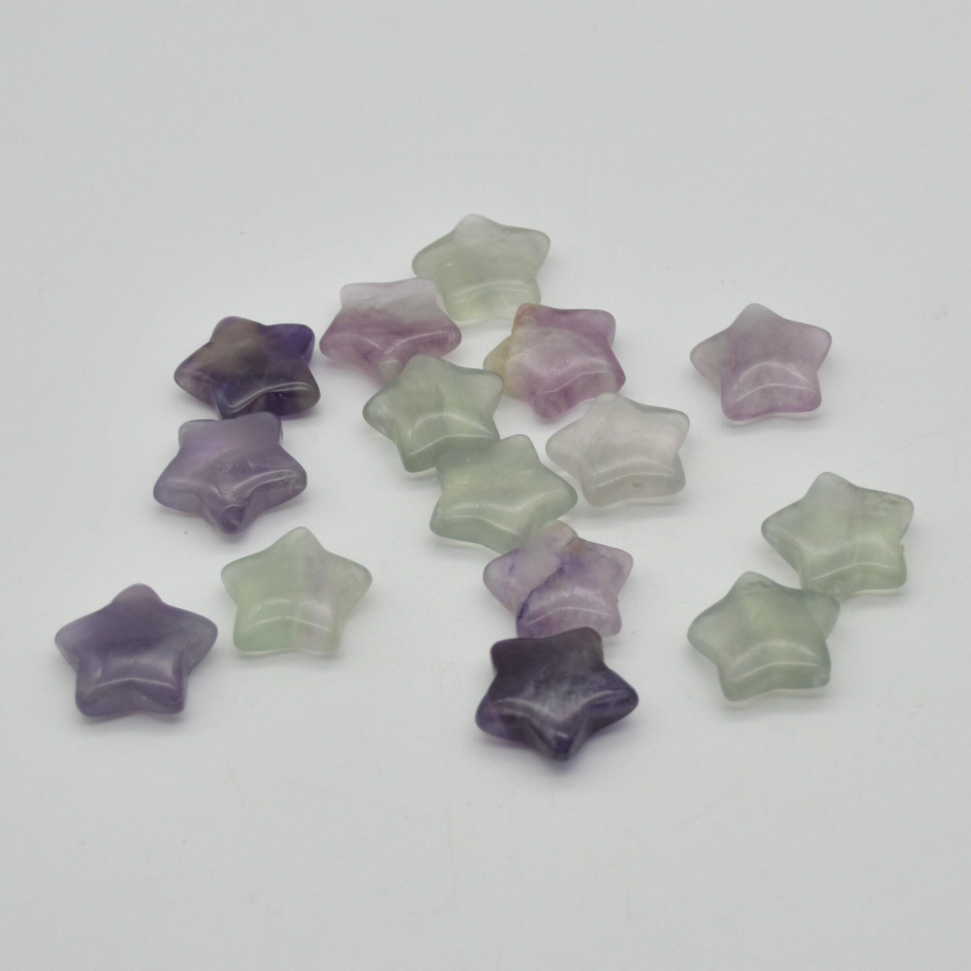 Mini Rainbow Fluorite Crystal Stars - 2.5cm - 1 count - Image 2