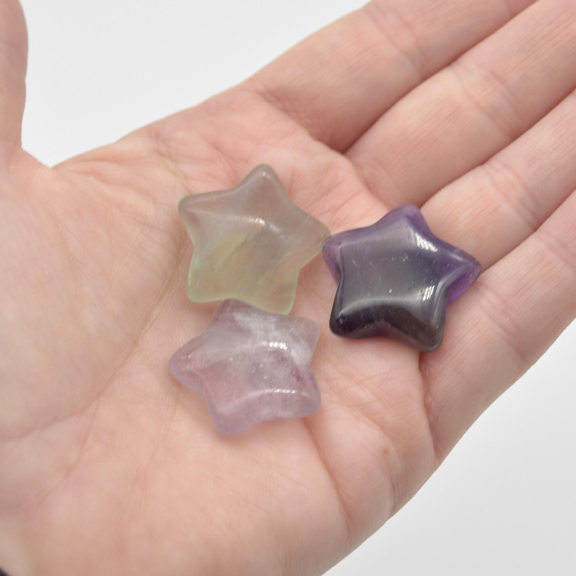 Mini Rainbow Fluorite Crystal Stars - 2.5cm - 1 count - Image 6