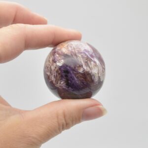 Charoite Crystal Sphere Ball - 73 grams - 3.8cm #02