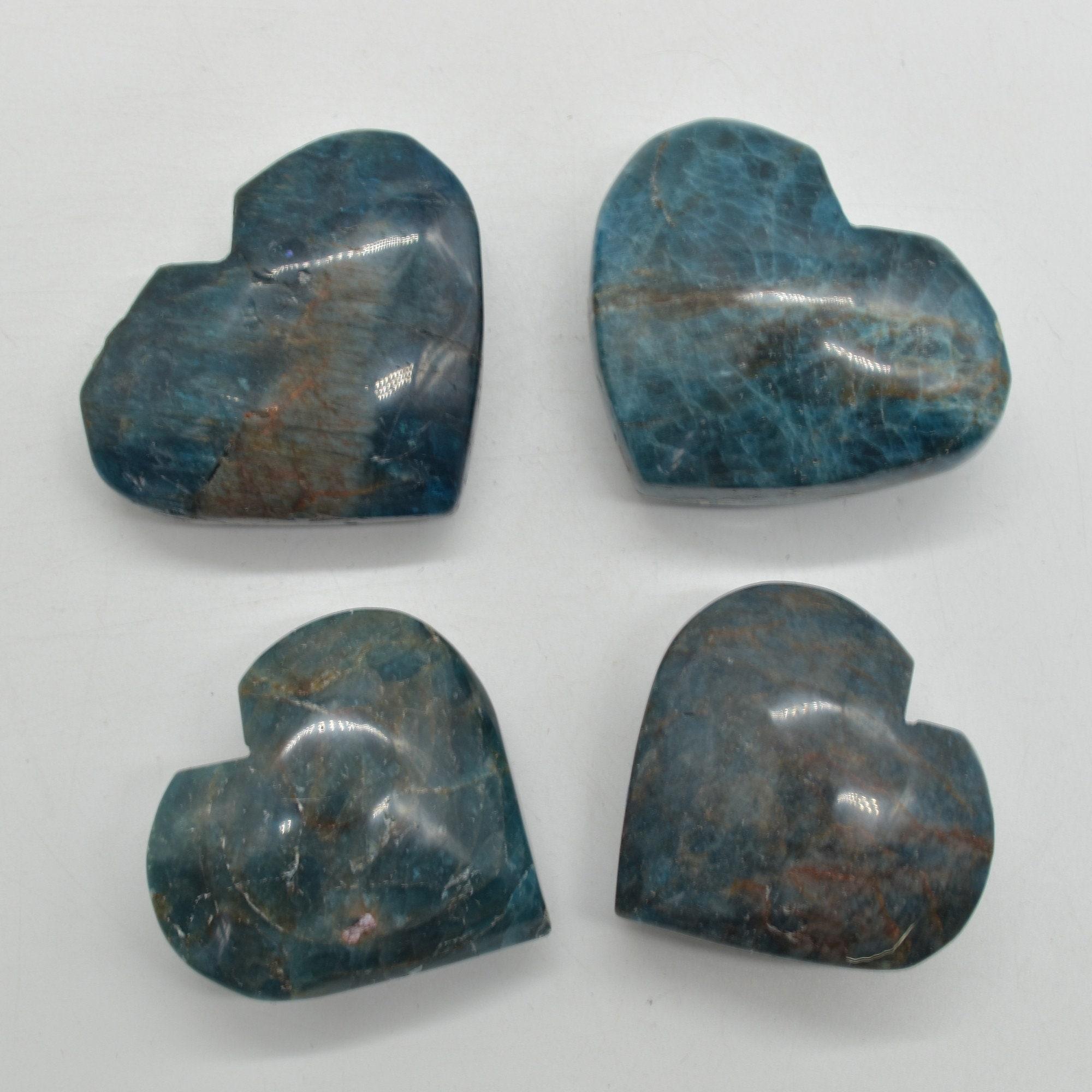 Apatite Crystal Puffy Heart - 1 Count - 2 Sizes - Image 6