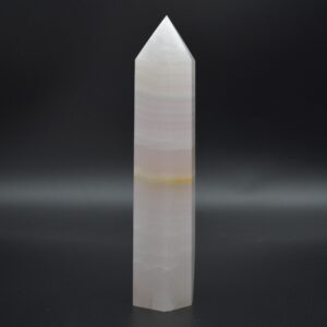 Pink Caribbean Calcite Crystal Point / Tower / Wand  - 667 grams