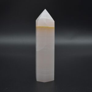 Pink Caribbean Calcite Calcite Point, Tower, Wand  - 566 grams